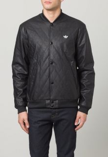 adidas Originals FAUX   Faux leather jacket   black