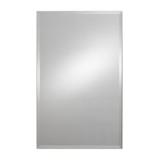 KOHLER Conceal 16 1/8 in x 26 1/8 in Chrome Plastic Surface Mount and Recessed Medicine Cabinet