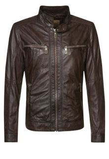 Oakwood   EDWARD   Leather jacket   brown
