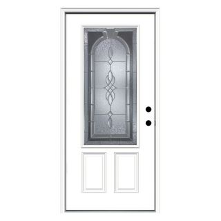 ReliaBilt 3/4 Lite Prehung Inswing Steel Entry Door Prehung (Common 80 in x 36 in; Actual 81.75 in x 37.5 in)