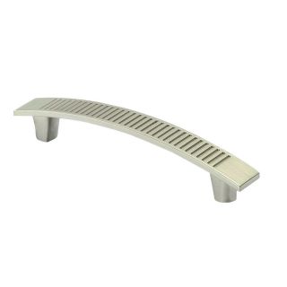 Siro Designs 3 3/4 in Center to Center Fine Brushed Nickel Savannah Novelty Cabinet Pull