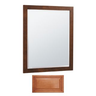 Insignia 32 in H x 26 in W Insignia Cinnamon Rectangular Bathroom Mirror