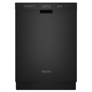 KitchenAid 24 in 52 Decibels Built in Dishwasher with Hard Food Disposer and Stainless Steel Tub (Black) ENERGY STAR