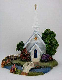 Thomas Kinkade Forest Chapel Church   Collectible Buildings