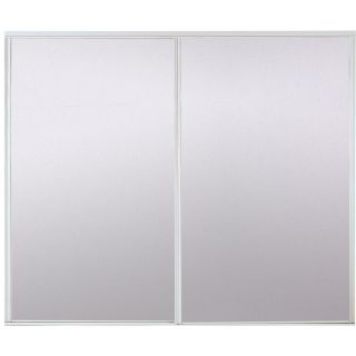 Stanley White Bi Pass Sliding Mirror Door