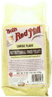 Bob's Red Mill T6635 Large Flake Yeast, 8 Ounce Packages (Pack of 4)  Active Dry Yeasts  Grocery & Gourmet Food
