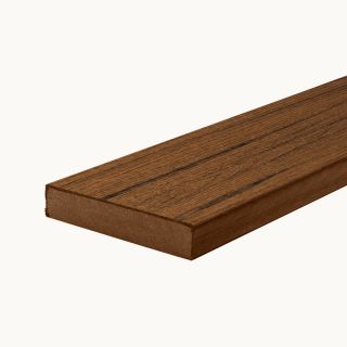 Trex Transcend Spiced Rum Ultra Low Maintenance (Ulm) Composite Decking (Common 1 in x 6 in x 16 ft; Actual 1 in x 5.5 in x 16 ft)