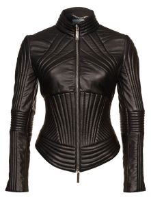 Elisabetta Franchi   Leather jacket   black