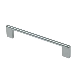 Siro Designs 192mm Center to Center Fine Brushed Stainless Steel Rectangular Cabinet Pull