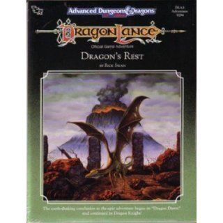 Dragonlance Official Game Adeventure Dragon's Rest (Advanced Dungeons & Dragons, DLA3, No. 9294) Rick Swan 9780880388696 Books