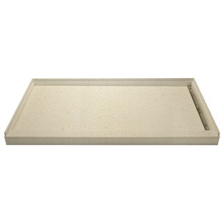 American Standard Ciencia 60 in x 32 in Linen Acrylic Capped Solid Surface Shower Base (Drain Included)
