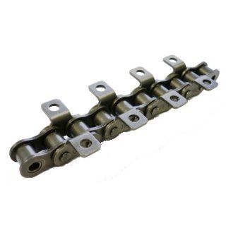 Roller chain with bent attachments 12 B 1 K1 2xp attachments slim version on both sides