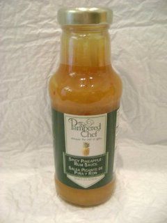 Pampered Chef Spicy Pineapple Rum Sauce  Gourmet Sauces  Grocery & Gourmet Food