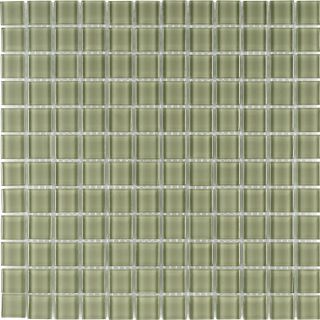 Elida Ceramica Willow Glass Mosaic Square Indoor/Outdoor Wall Tile (Common 12 in x 12 in; Actual 11.75 in x 11.75 in)