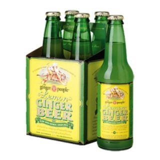 Ginger People Lemon Ginger Beer, 12 Ounce (Pack of 24)  Grocery & Gourmet Food