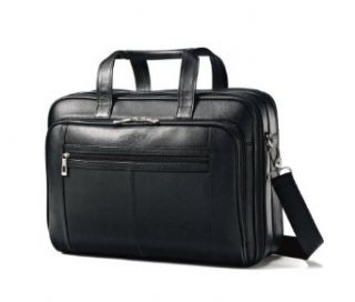 Samsonite Leather Checkpoint Friendly Brief (Black) Electronics