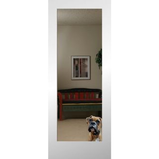 ReliaBilt 24 in x 80 in 1 Lite Solid Core Non Bored Mirrored Interior Slab Door