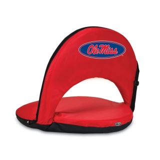 Picnic Time Indoor/Outdoor Steel Upholstered Ole Miss Rebels Folding Chair