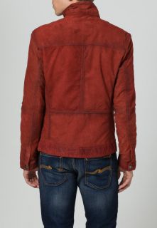 edc by Esprit Leather jacket   red