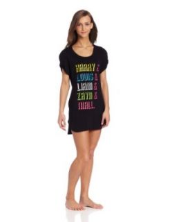 Briefly Stated Juniors Character Sleepwear, Black, X Small Clothing