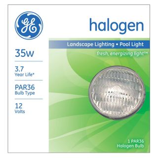 GE 35 Watt PAR36 Bright White Dimmable Outdoor Halogen Flood Light Bulb