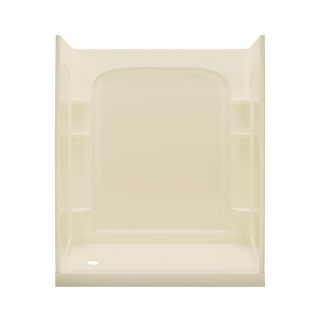 Sterling Ensemble 76.5 in H x 60.25 in W x 31.25 in L Almond Polystyrene Wall 4 Piece Alcove Shower Kit