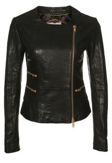 Rich & Royal   Leather jacket   black