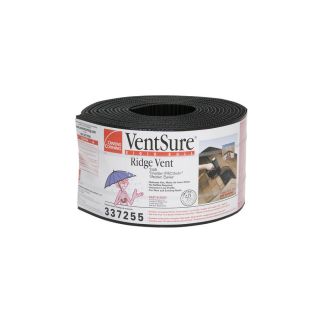 Owens Corning Black Composite Ridge Vent (Fits Opening 1.5 in; Actual 5/8 in x 20 in x 9 in)