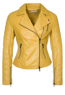 Stefanel   Leather jacket   yellow