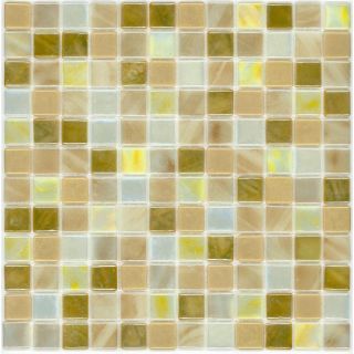 Elida Ceramica Recycled Autumn Glass Mosaic Square Indoor/Outdoor Wall Tile (Common 12 in x 12 in; Actual 12.5 in x 12.5 in)