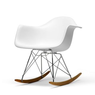 Baxton Studio White Rocking Chair