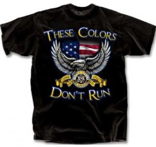 These Colors Don't Run Military Adult T Shirt Novelty T Shirts Clothing