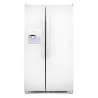Frigidaire 26 cu ft Side by Side Refrigerator (White) ENERGY STAR