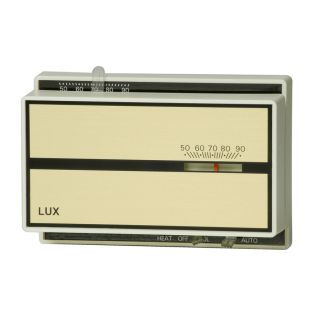 Lux Rectangle Mechanical Non Programmable Thermostat