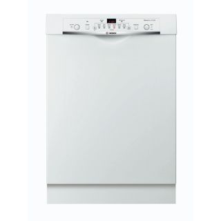 Bosch Ascenta 24 in 50 Decibel Built In Dishwasher with Stainless Steel Tub with Polypropylene Bottom (White) ENERGY STAR