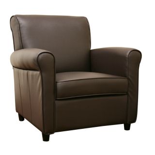 Baxton Studio Baxton Dark Brown Accent Chair