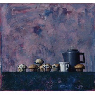 Art Blueberry Muffins & Coffee Pot  Pastel  Daniel Greene N. A.