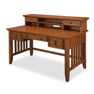 Home Styles Arts and Crafts Cottage Oak Executive Desk