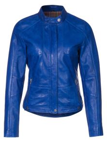 Oakwood   GLISS   Leather jacket   blue