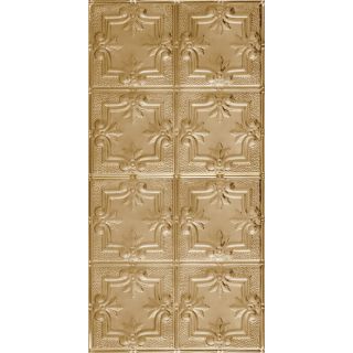 Armstrong Metallaire Hammered Trefoil Nail Up Ceiling Tile (Common 24 in x 48 in; Actual 24.5 in x 48.5 in)