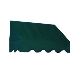 Americana Building Products 4 ft Wide x 2 ft Projection Green Slope Window Awning