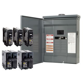 Square D 24 Circuit 12 Space 125 Amp Main Breaker Load Center (Value Pack)