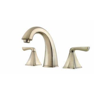 Pfister Selia Brushed Nickel 2 Handle Widespread Watersense Bathroom Sink Faucet Drain Included