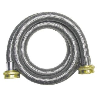 Watts 5 ft 125 PSI Braided Stainless Steel Washing Machine Connector