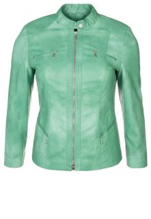 Samoon   Faux leather jacket   turquoise