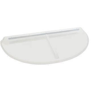 Shape Products 47 1/2 in x 20 3/4 in x 2 in Plastic Circular Fire Egress Window Well Covers