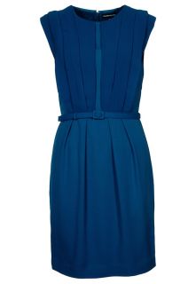 Warehouse   CREPE PLEAT DETAIL DRESS   Summer dress   blue