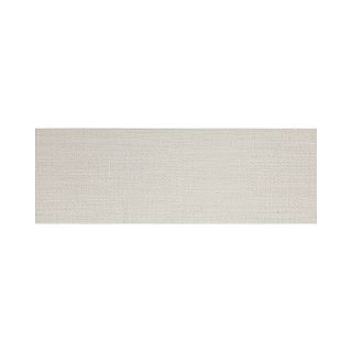 American Olean Infusion White Fabric Thru Body Porcelain Indoor/Outdoor Bullnose Tile (Common 4 in x 12 in; Actual 3.95 in x 11.75 in)