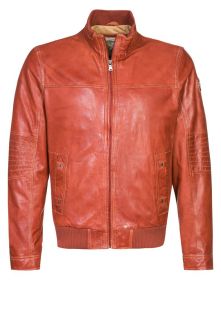 Milestone   MARCUS   Leather jacket   orange