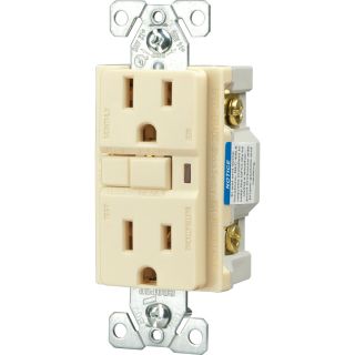 Cooper Wiring Devices 3 Pack 15 Amp Almond Decorator GFCI Electrical Outlet